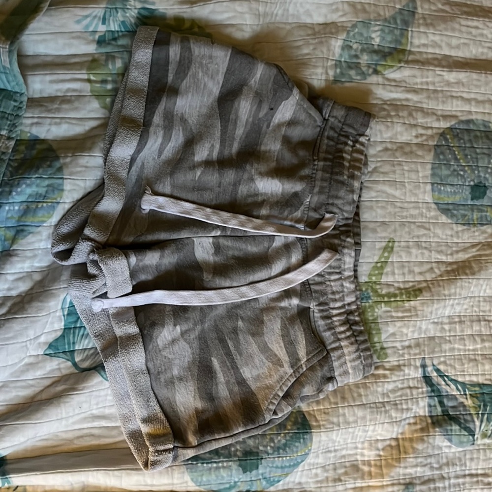 gray camo shorts